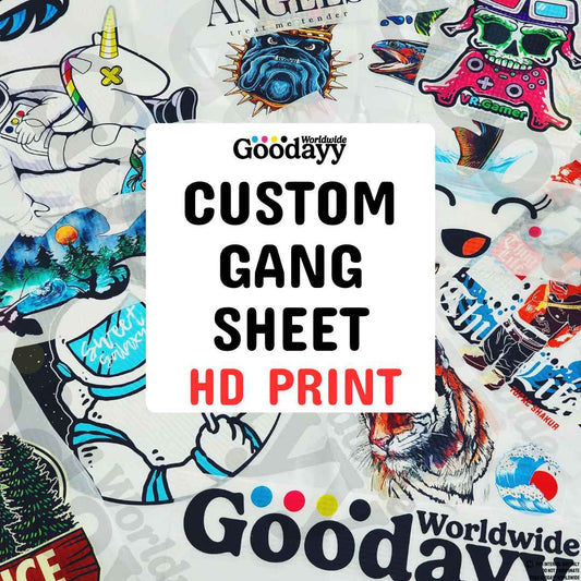 HD PRINT : Custom Gang Sheet (Roll By Meter)