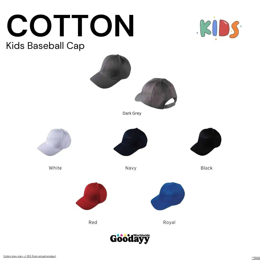 Custom Cotton Kids Baseball Cap 09