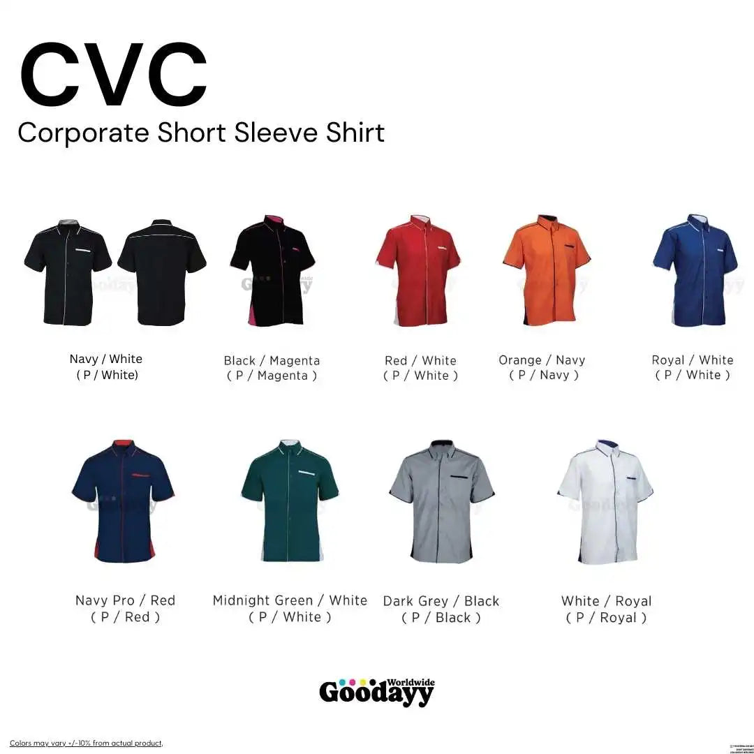 Custom CVC Corporate Short Sleeve Shirt 02