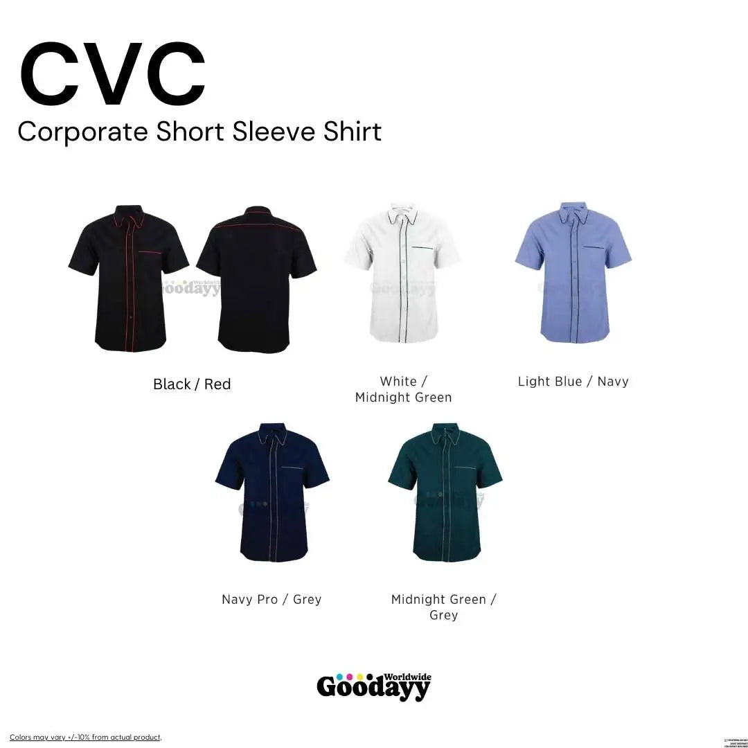Custom CVC Corporate Short Sleeve Shirt 03