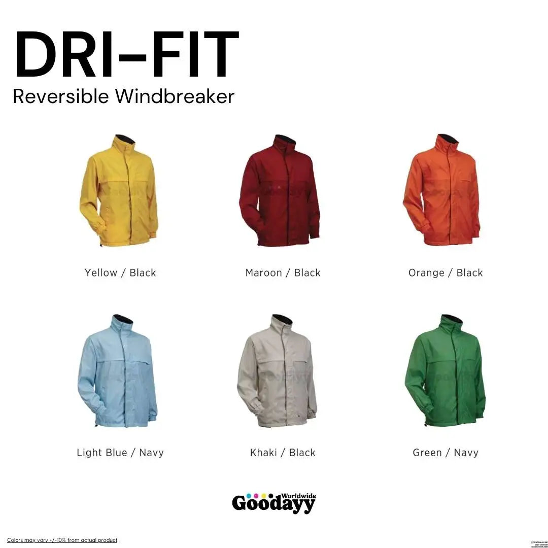 Custom Dri-Fit Reversible Windbreaker 01