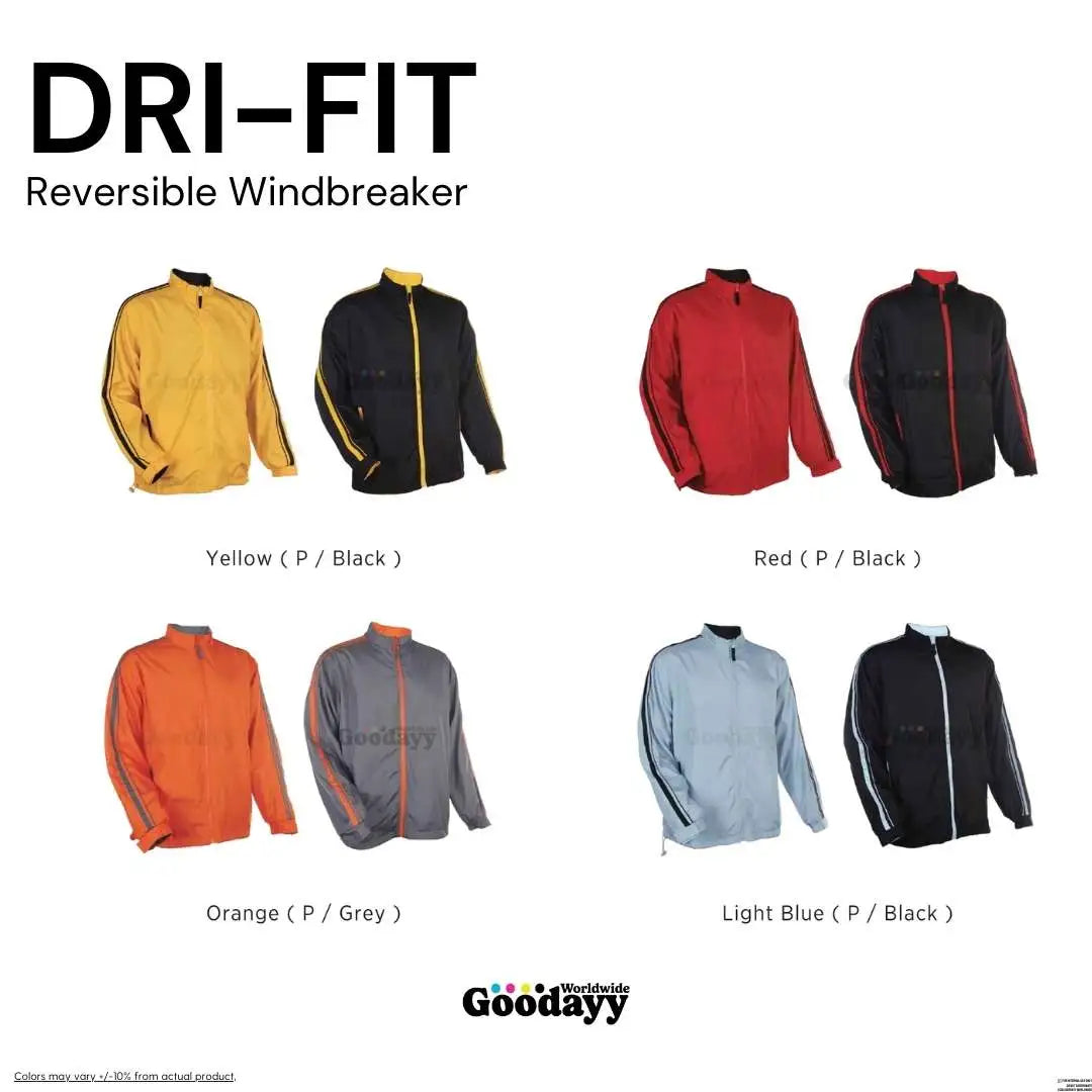 Custom Dri-Fit Reversible Windbreaker 02