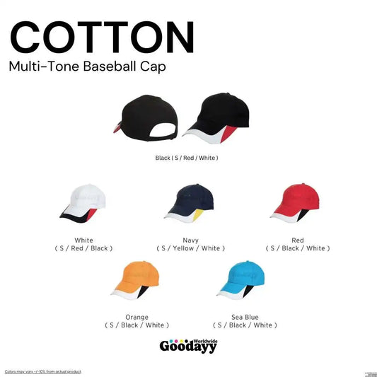Custom Cotton Multi-Tone Baseball Cap 06