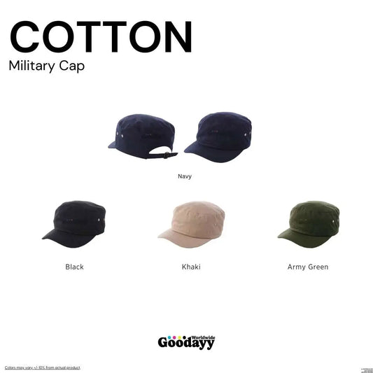 Custom Cotton Military Cap 07