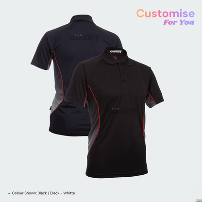 Custom Dri-fit Multi-Tone Short Sleeve Polo 09