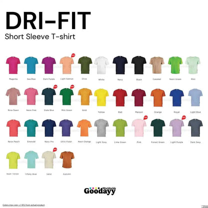 Custom Dri-fit Short Sleeve T-shirt 01