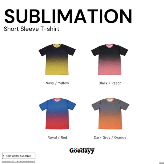 Custom Sublimation Short Sleeve T-shirt 09
