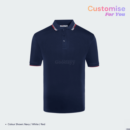 Custom Dri-fit Tipped Collar & Cuff Short Sleeve Polo 12