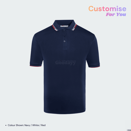 Custom Dri-fit Tipped Collar & Cuff Short Sleeve Polo 12