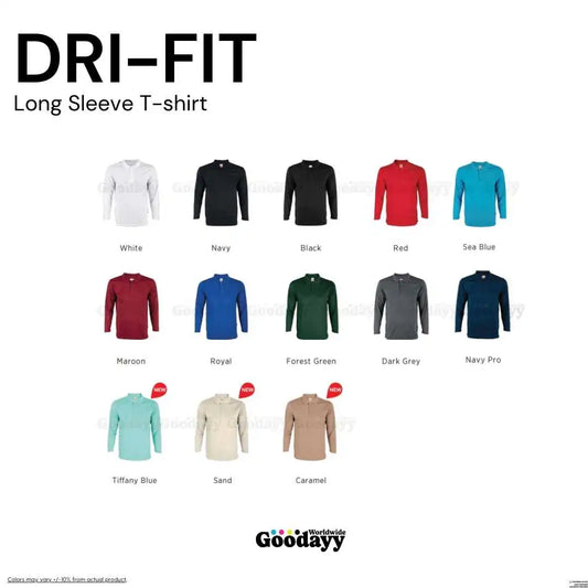 Custom Dri-fit Long Sleeve Polo 01