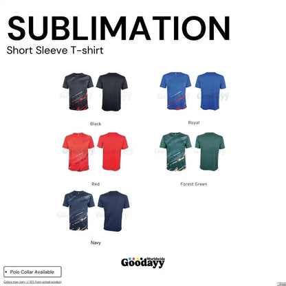 Custom Sublimation Short Sleeve T-shirt 05