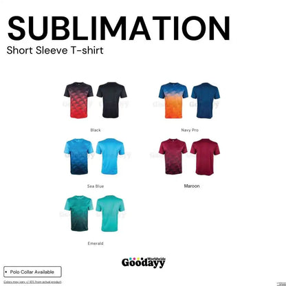 Custom Sublimation Short Sleeve T-shirt 04