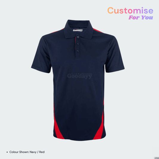 Custom CVC Cut & Sew Short Sleeve Polo 22