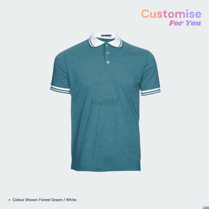 Custom CVC Multi-Tone Short Sleeve Polo 25