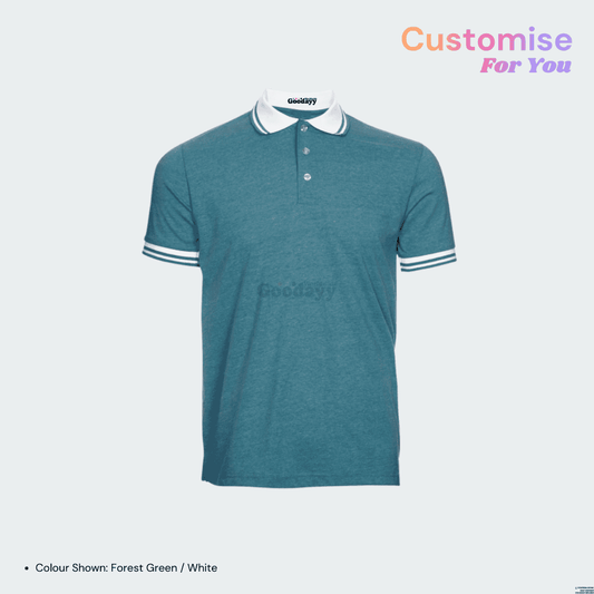 Custom CVC Multi-Tone Short Sleeve Polo 25